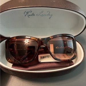 Kate Landry Brown Sunglasses New W/Tag